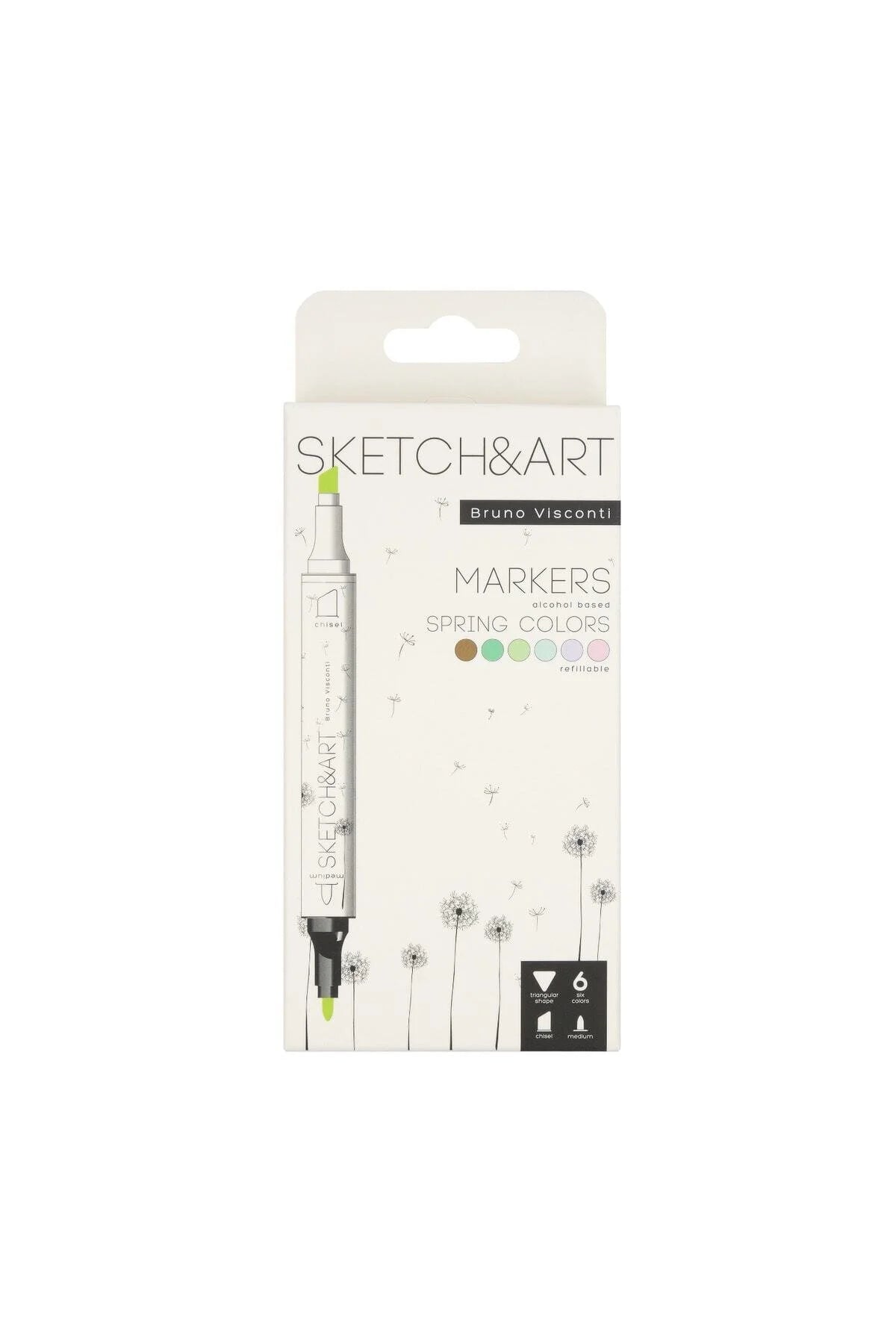 Sketch & Art - 6 pcs Spring Colors