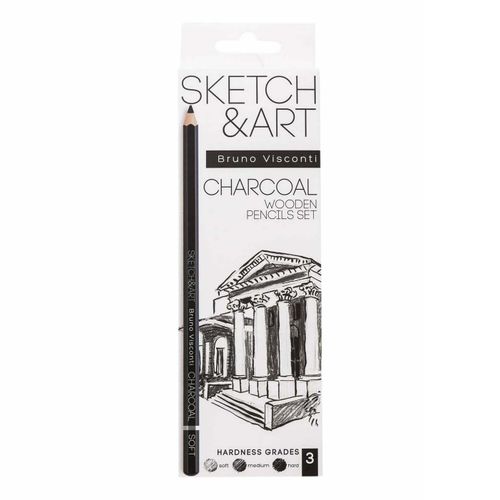Sketch & Art - 3 pcs Charcoal