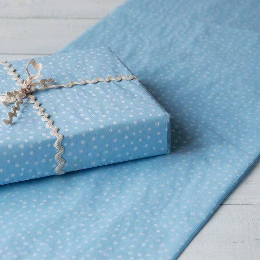 Blue dotty - Gift wrapping paper