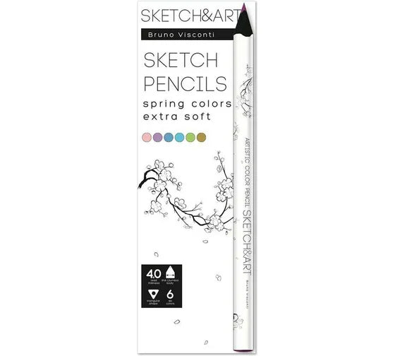 Sketch & Art - 6 pcs Spring Colors