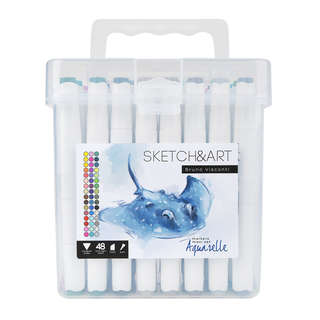 Sketch & Art - 48 pcs Aquarelle
