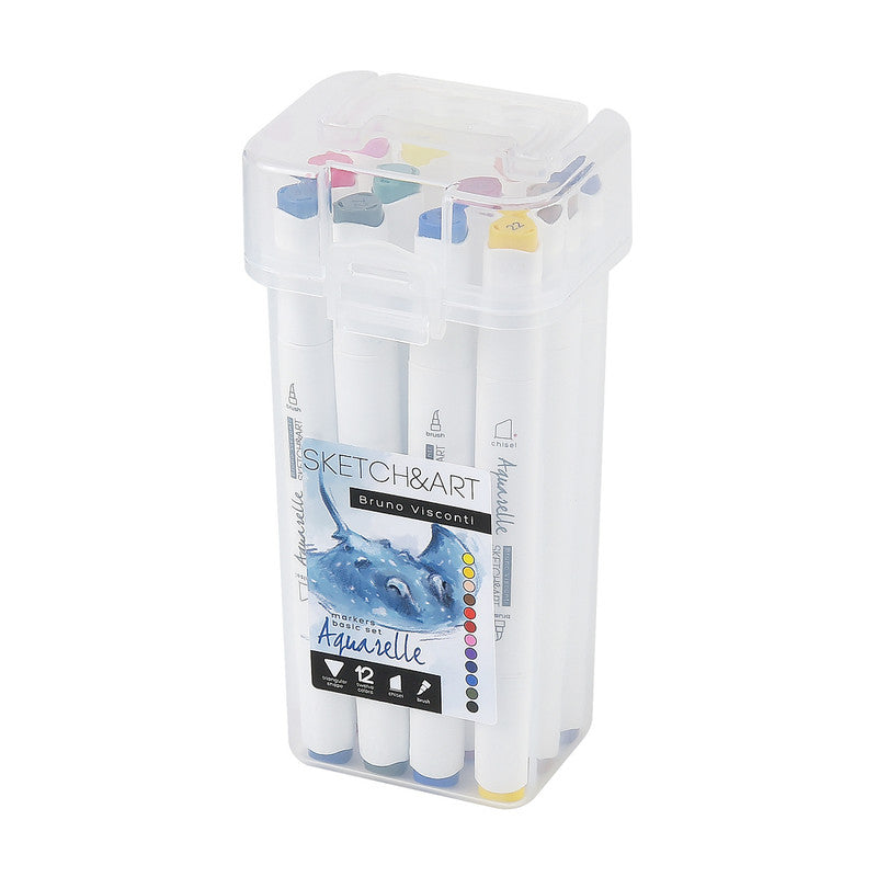 Sketch & Art - 12 pcs Aquarelle