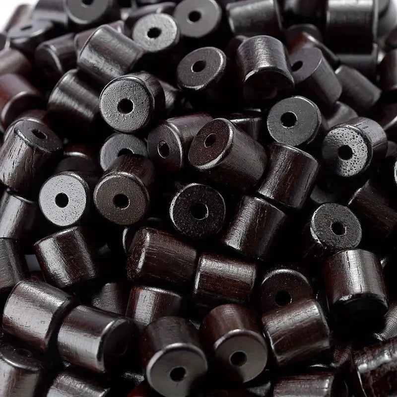 Black Wooden beads