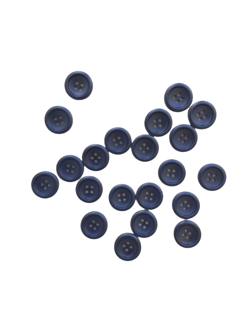 Navy Round Button