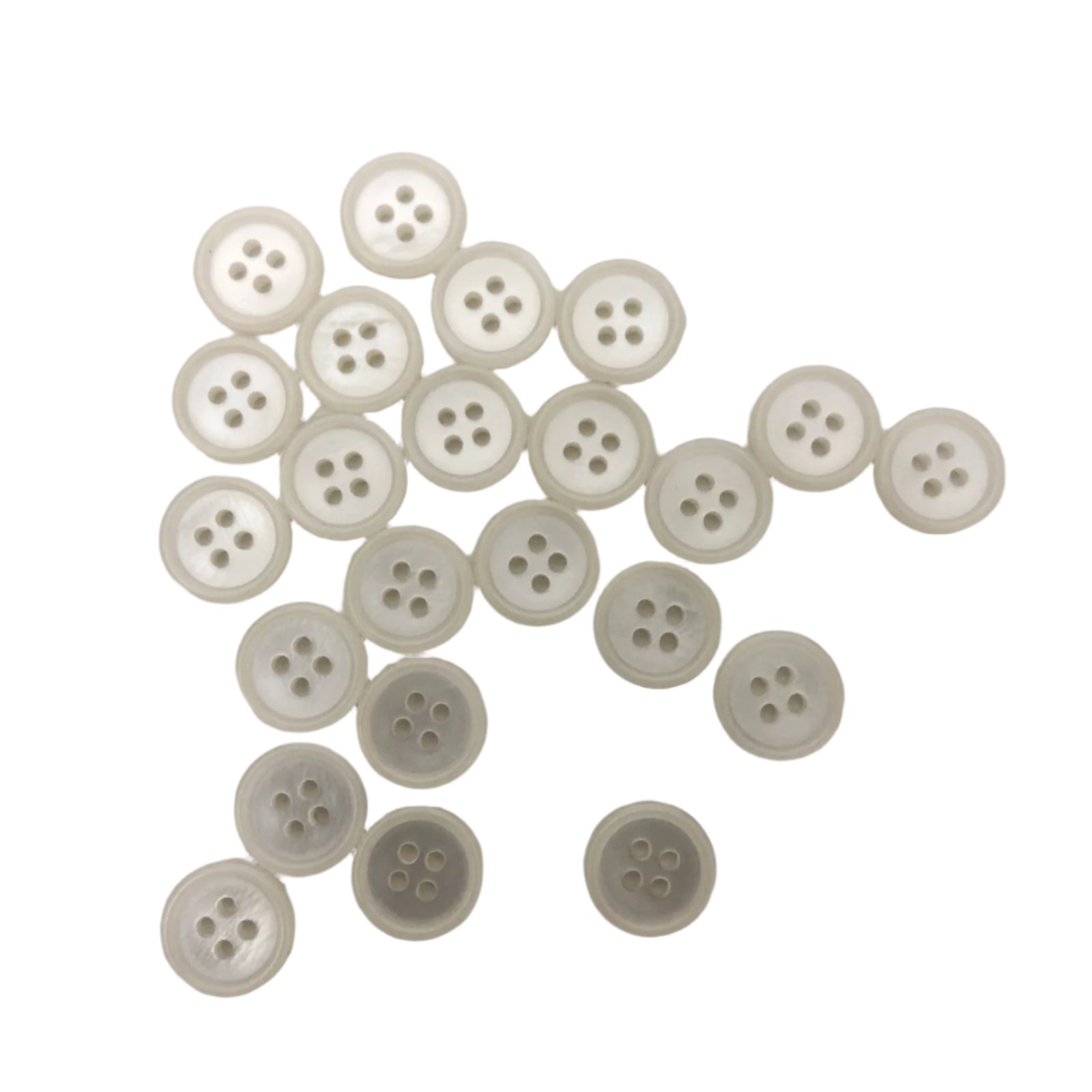 White Pearl Button -