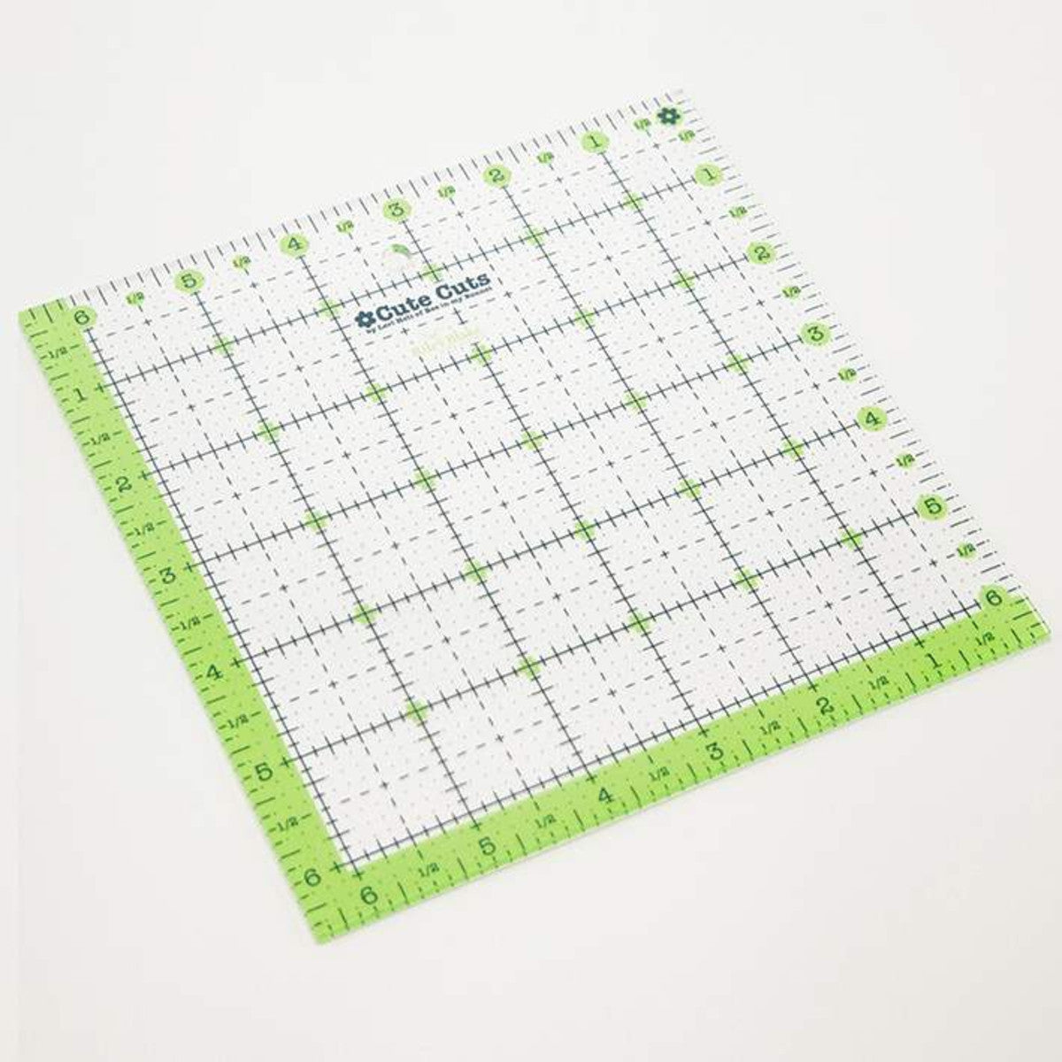 Cute cut ruler 6.5x6.5"