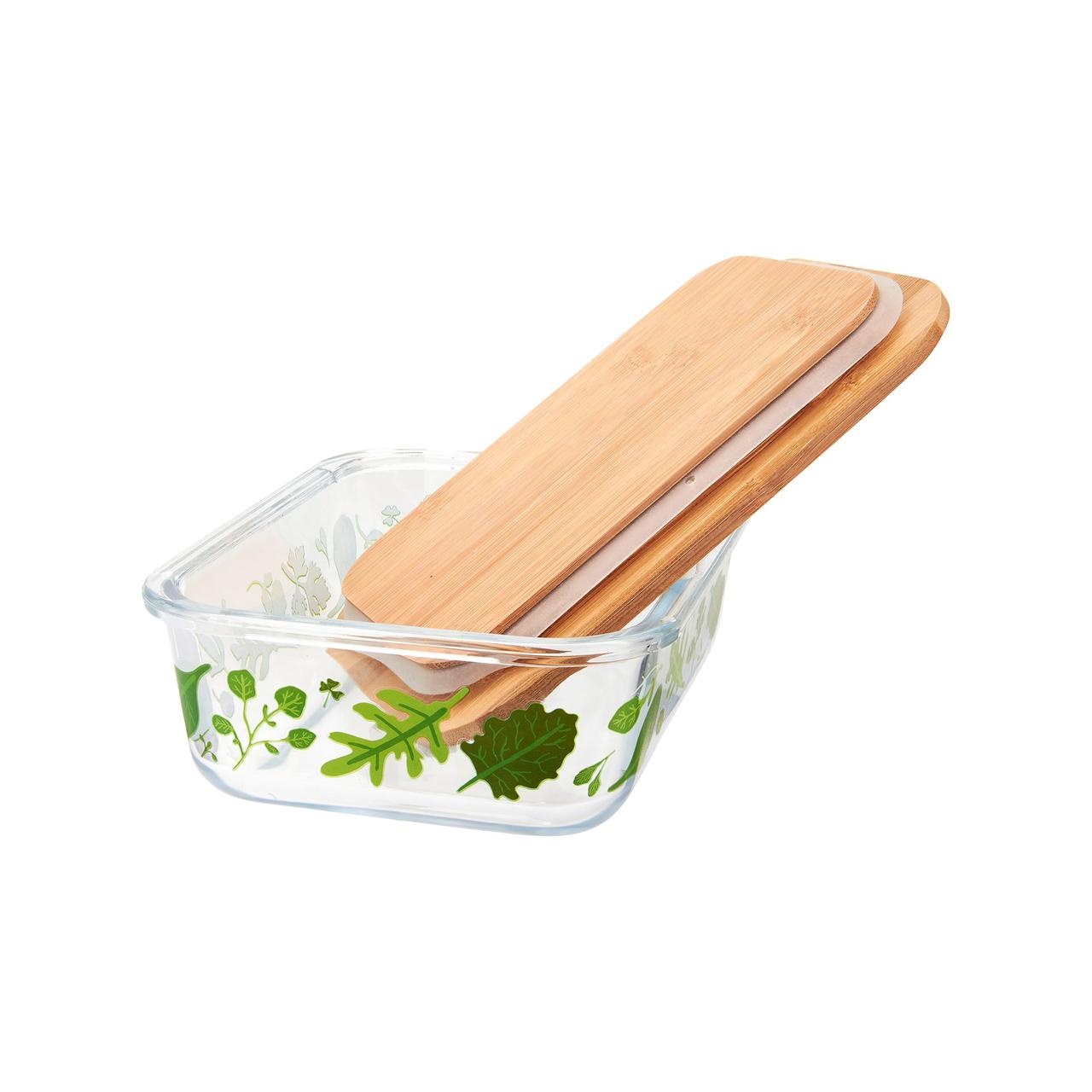 Powered by plants glass storage Small