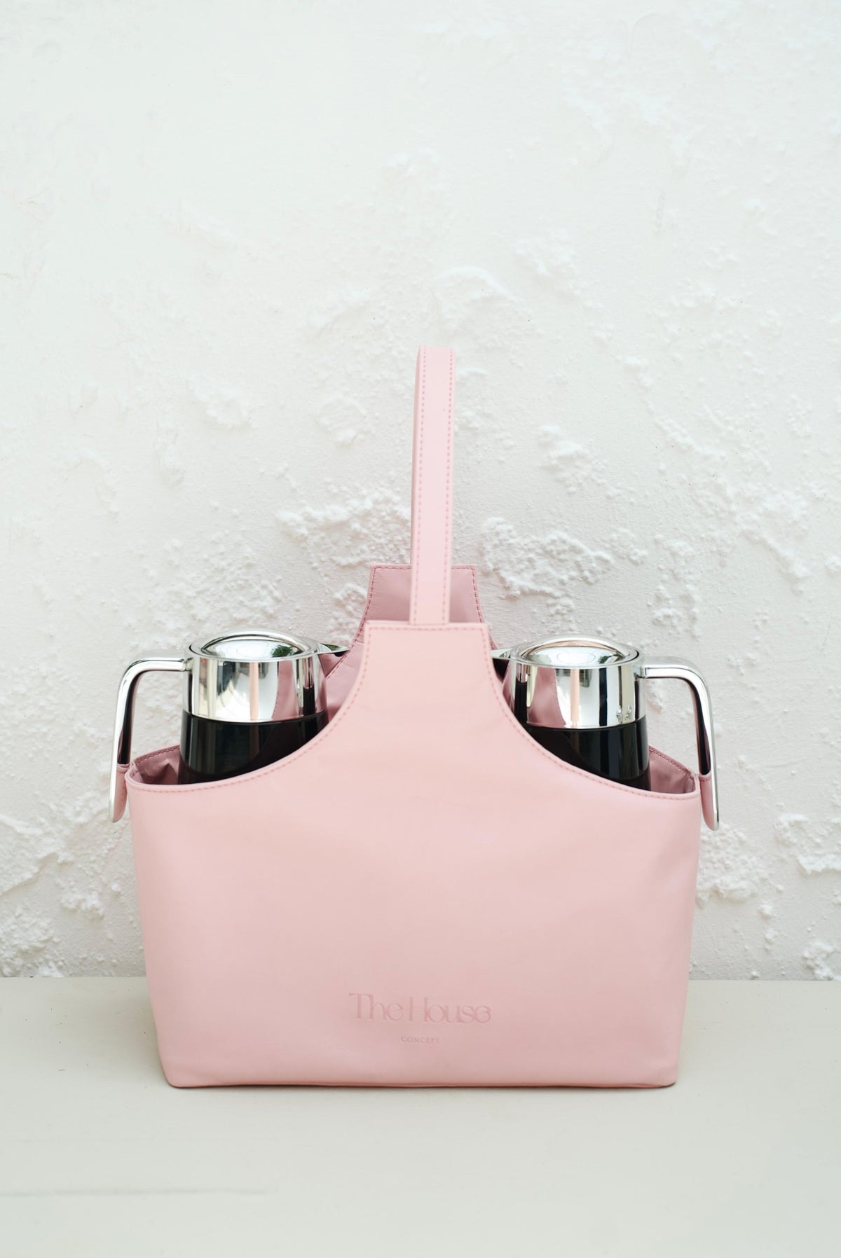 Large Leather Dallah Totebag - 2 dallah Set