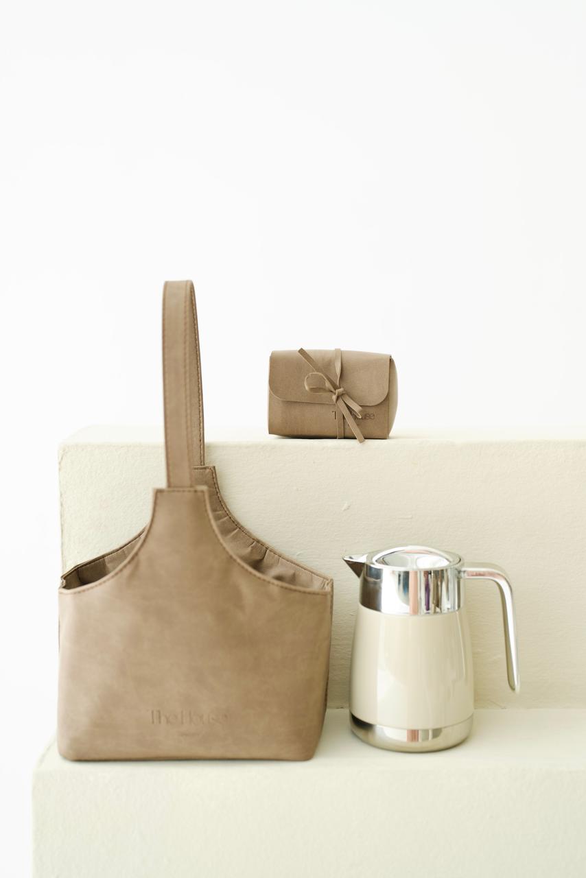 MINI Leather Dallah Tote Bag - 1 Dallah Set