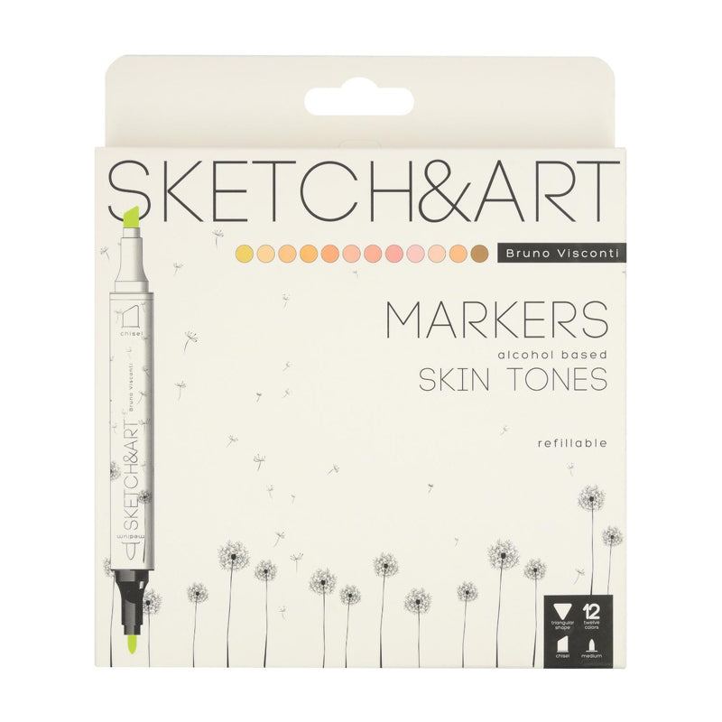Sketch & Art - 12 pcs Skin Tones
