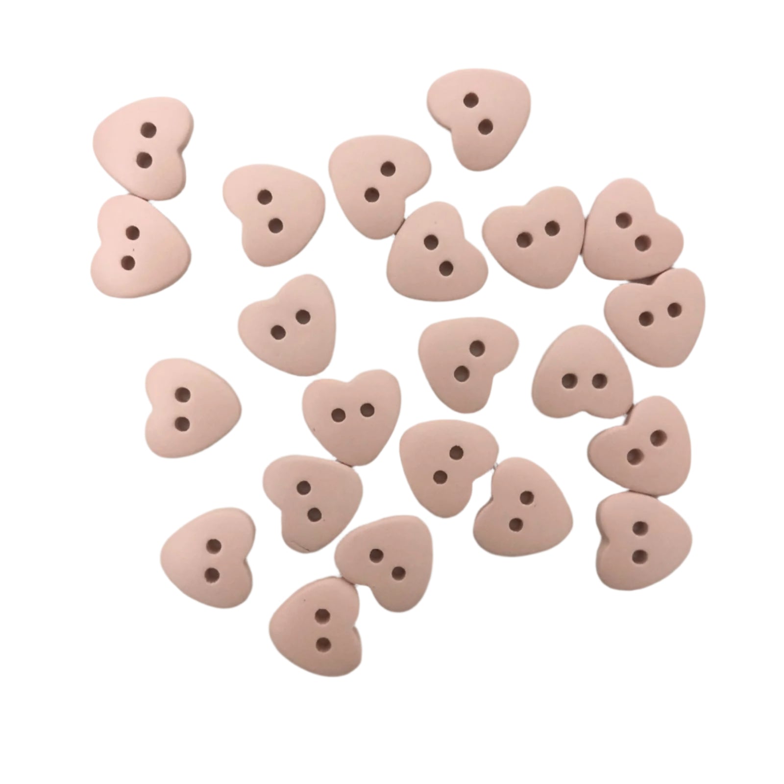 Nude Pink Heart Button