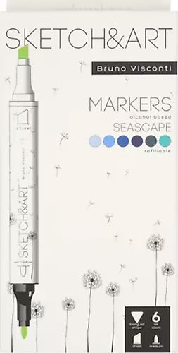 Sketch & Art - 6 pcs Seascape