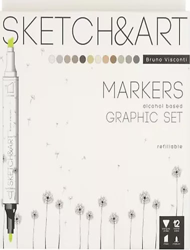Sketch & Art - 12 pcs Graphic Set