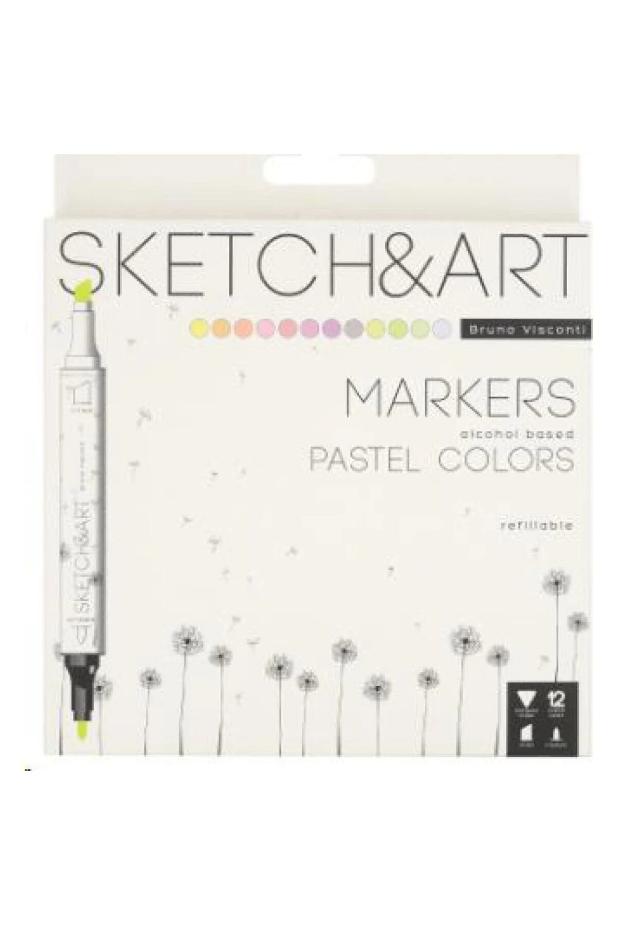 Sketch & Art - 12 pcs Pastel Colors