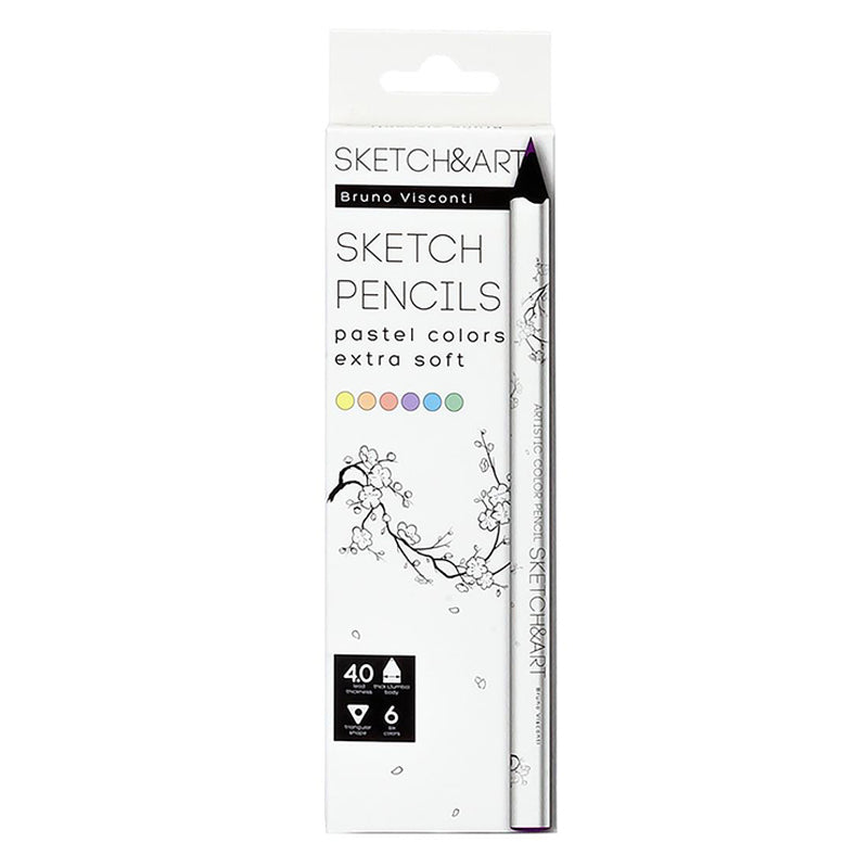 Sketch & Art - 6 pcs Pastel Colors