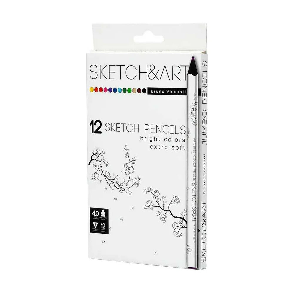 Sketch & Art - 12 pcs Jumbo