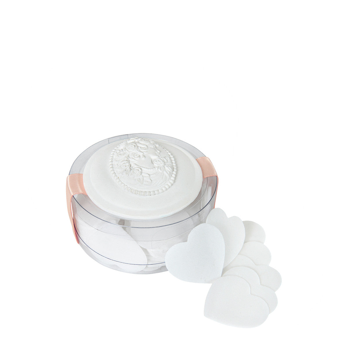Soap sheets small hearts - jasmine fragrance