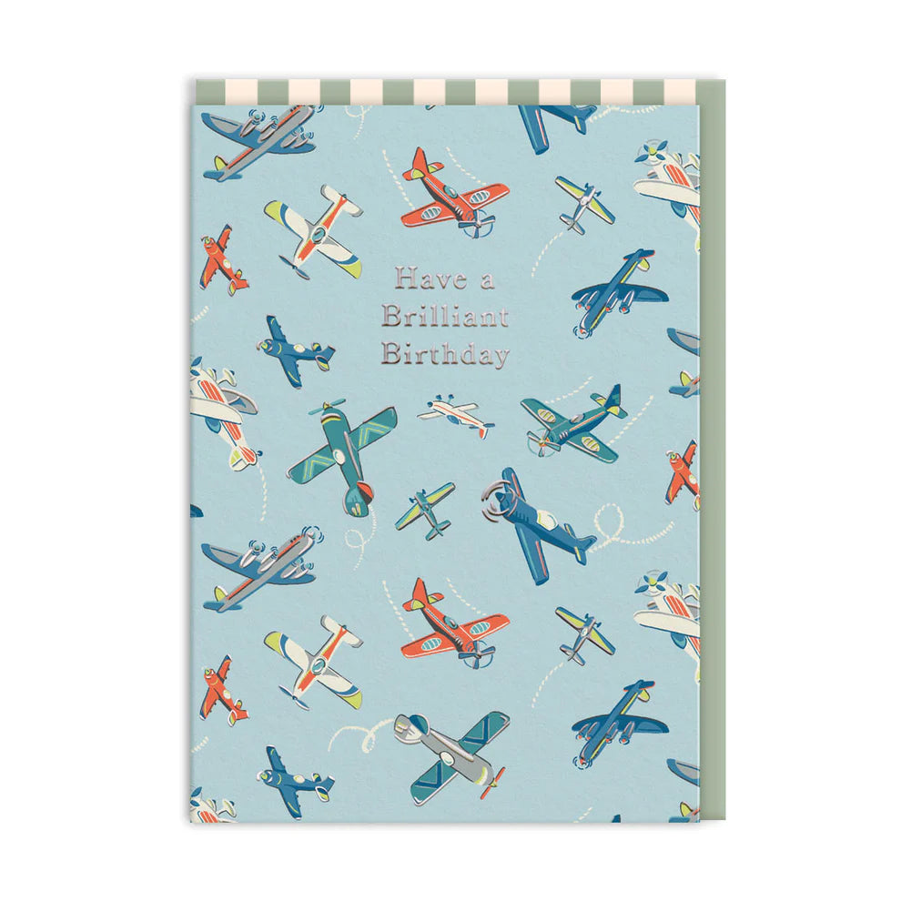 Brilliant Planes - Birthday Card