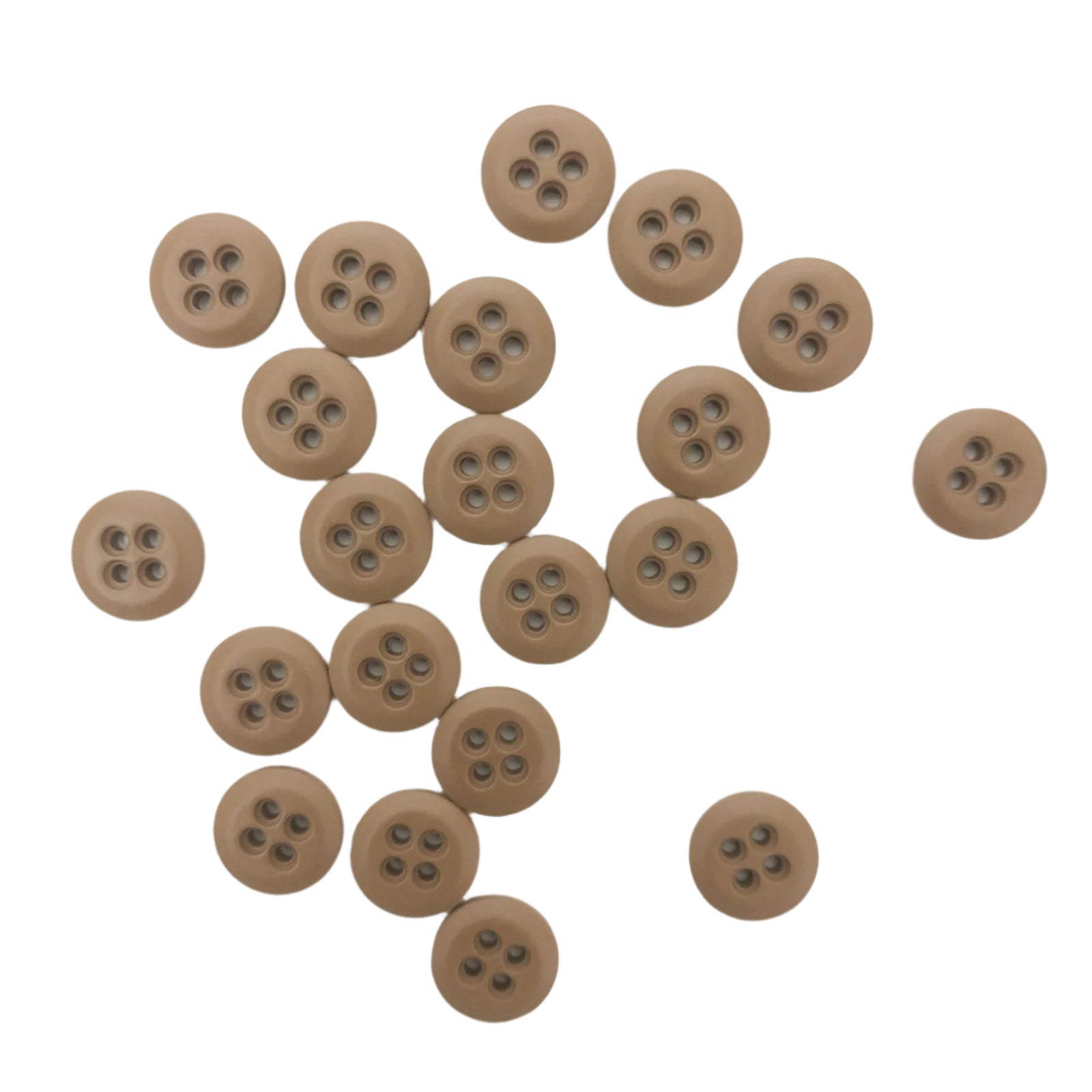 Brown Round Button