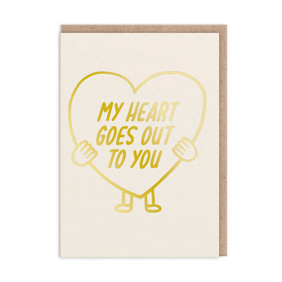 Heart Goes Out To You - Sympathy Card