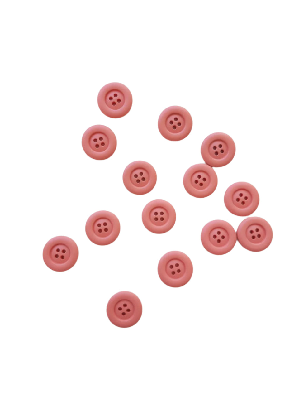 Peach Round Button