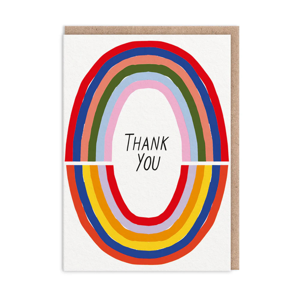 Rainbows - Thank You Card