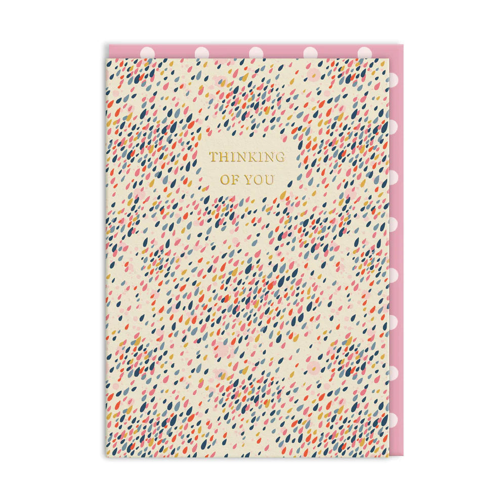 Raindrops - Thinking Of You Card