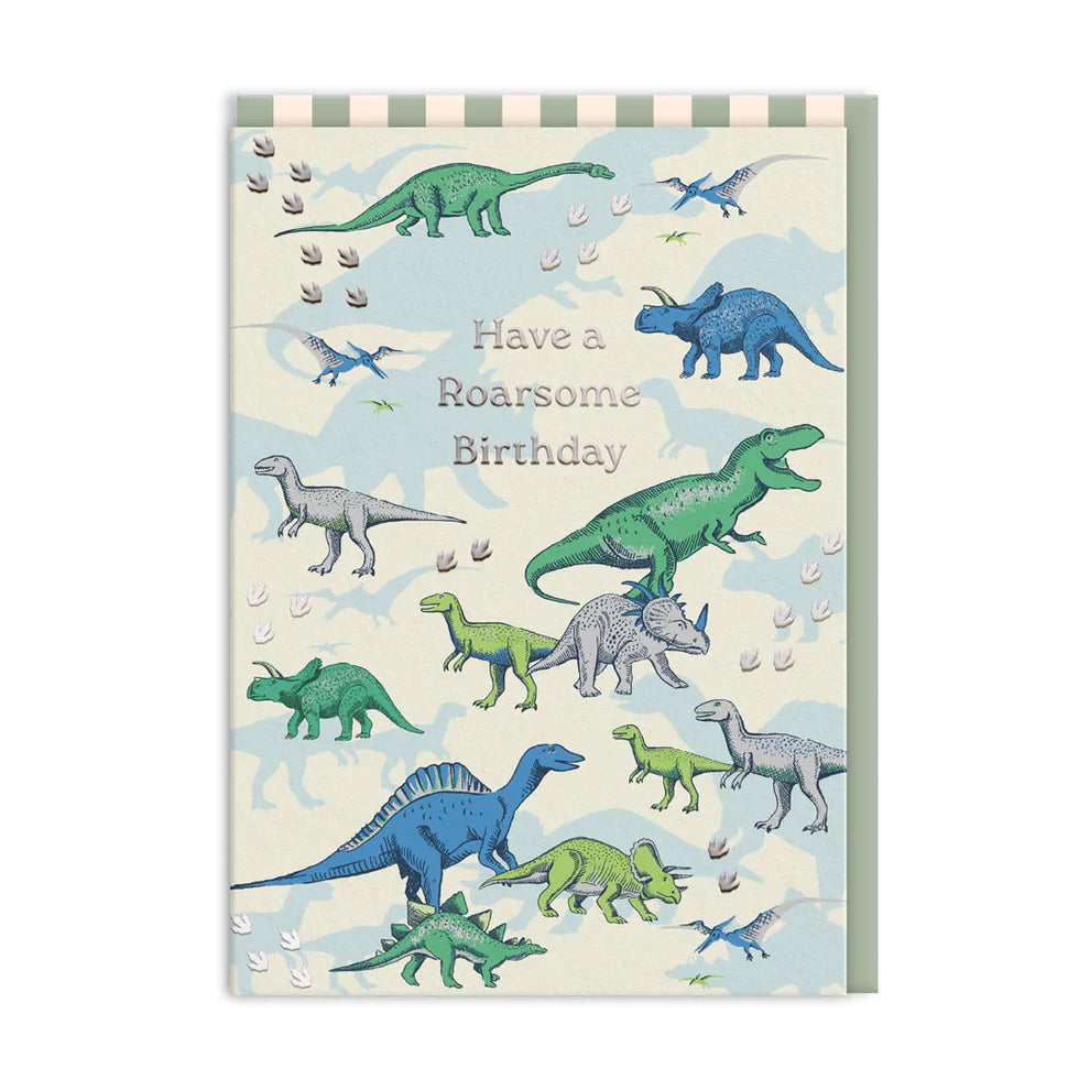 Roarsome Dinosaurs - Birthday Card