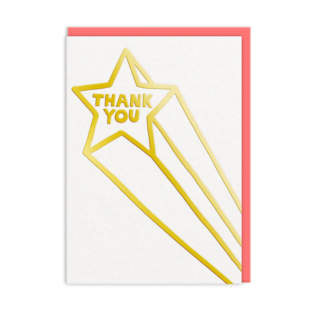 Star - Thank You Card