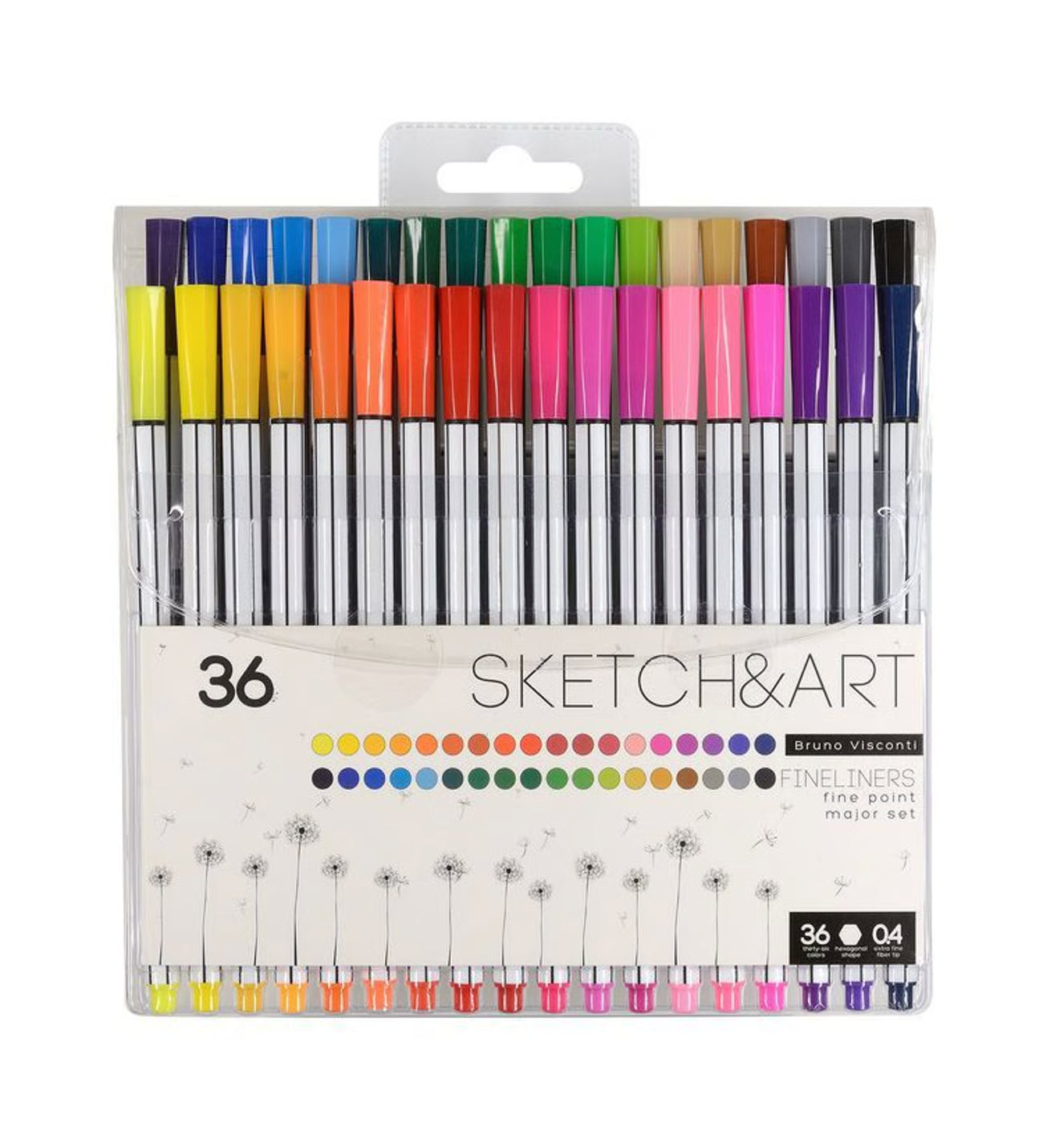 Sketch & Art - 36 pcs Fineliners
