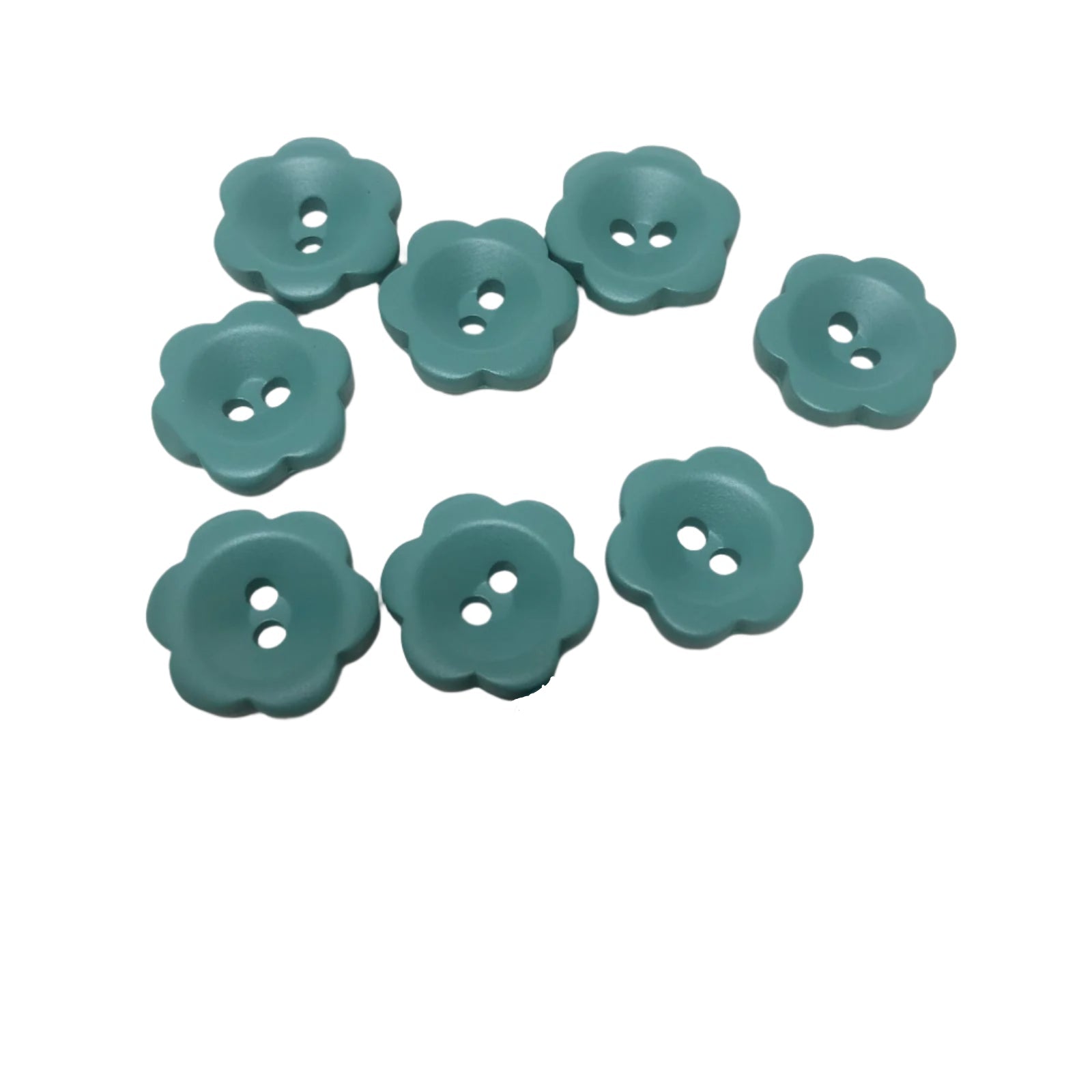 Green Flower Button