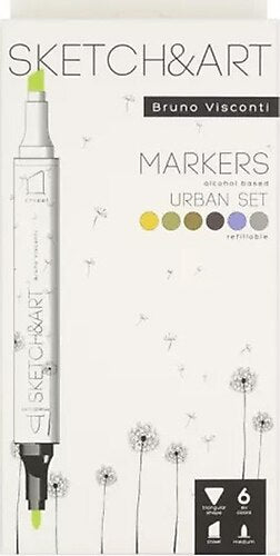 Sketch & Art - 6 pcs Urban Set