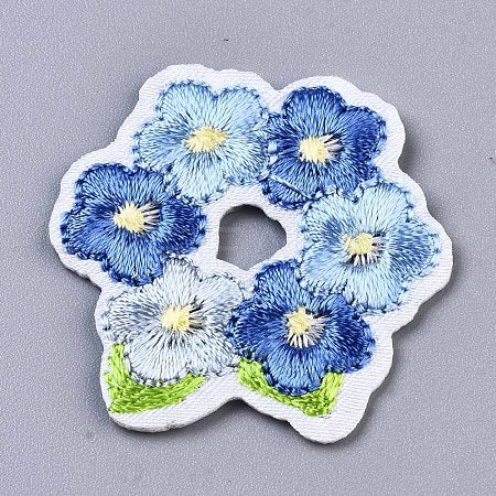Steel Blue Flowers